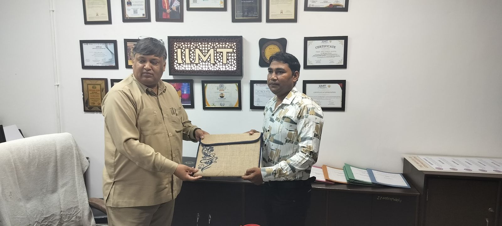 Dr. Kishan Tyagi performing manual therapy adjustment